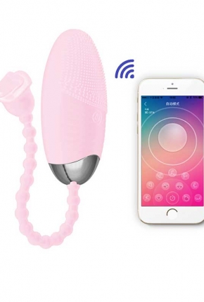 Telefon Kontroll Yumurta Vibratr Pembe